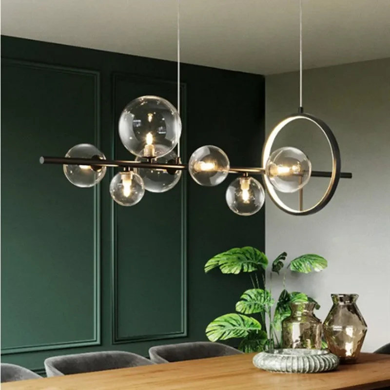 Kitchen Appliances Table - Luces Led colgantes de burbujas de