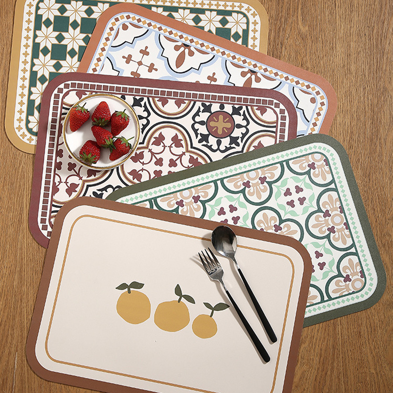 Kitchen Appliances Table - Mantel Individual Retro americano resistente al