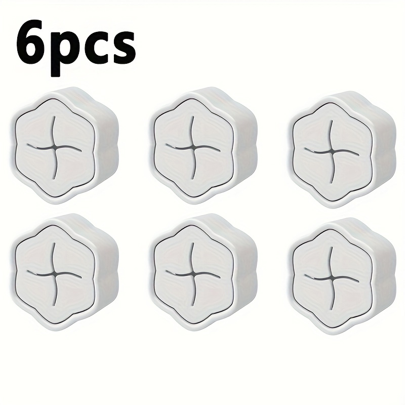 Kitchen Appliances Shelves - 6 Ganchos Adhesivos para Toallas, Sin