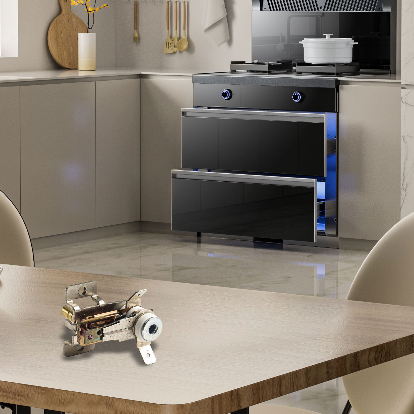 Interruptor de temperatura del - Kitchen Appliances Electronics reseña y precio