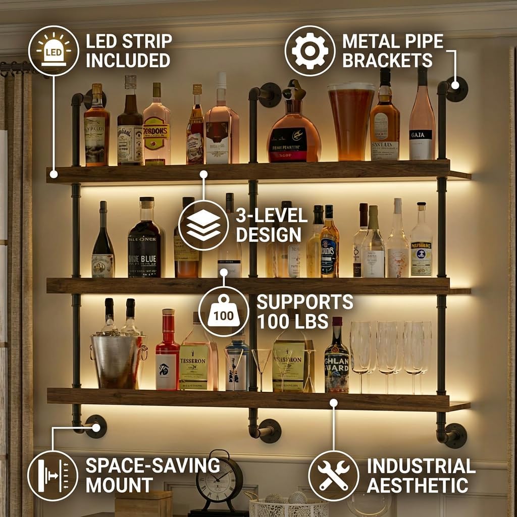 Estante para vinos montado en  - Kitchen Appliances Shelves reseña y precio