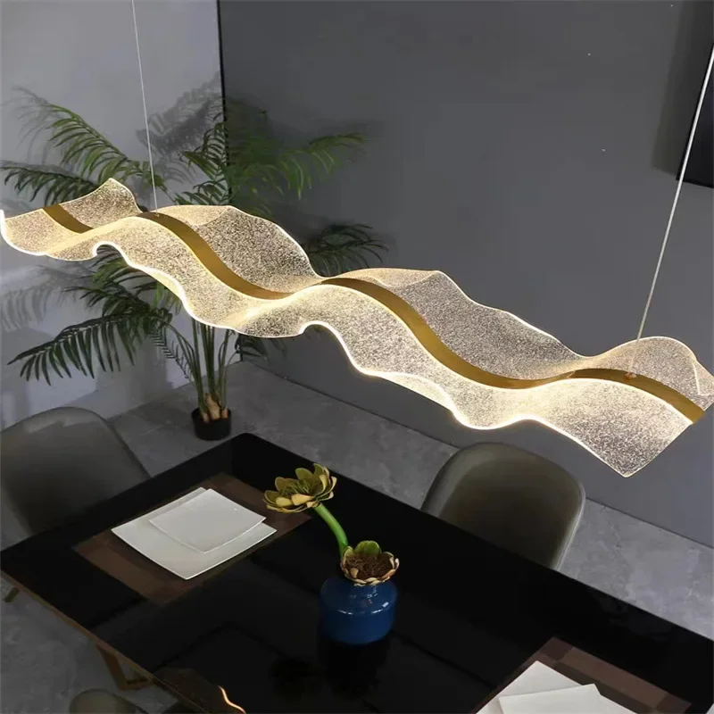Luces colgantes LED onduladas  - Kitchen Appliances Table reseña y precio